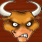 牛仔竞技表演的图标